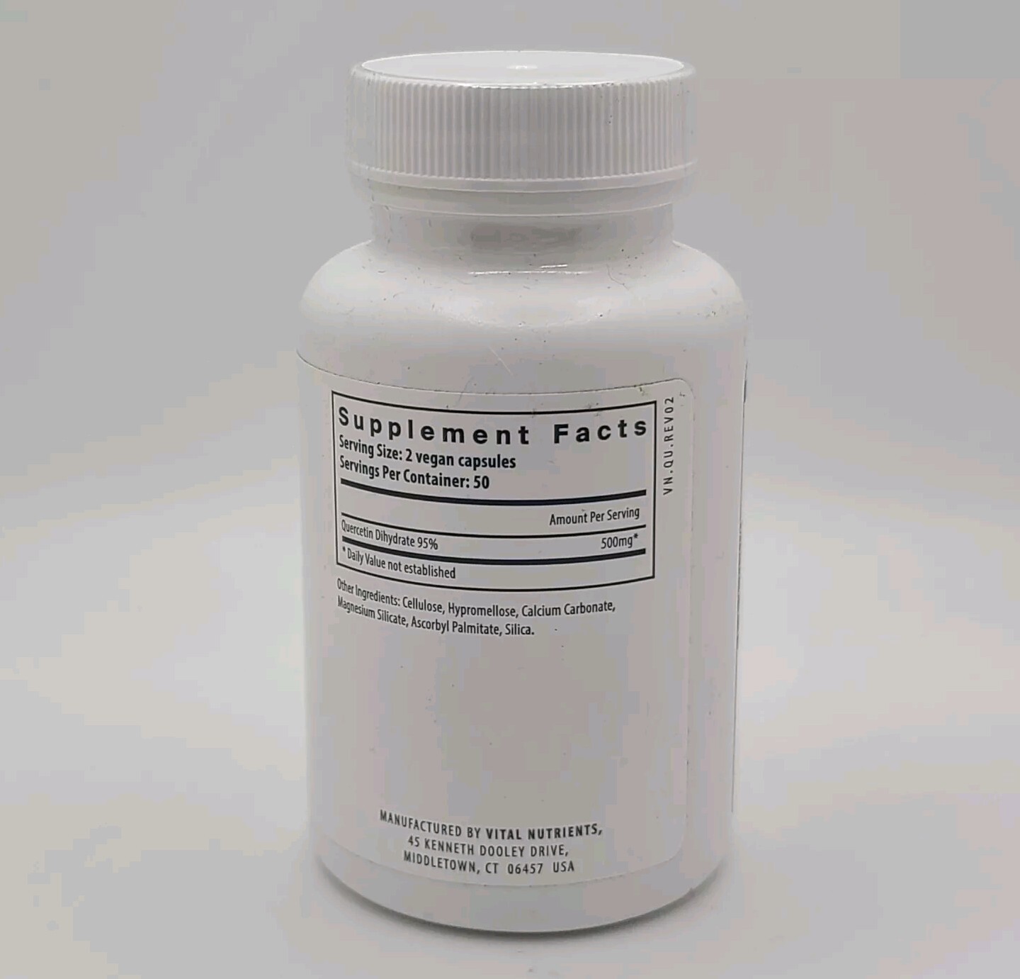 Vital Nutrients Quercetin 500mg 100 Vegan Capsules New & Sealed