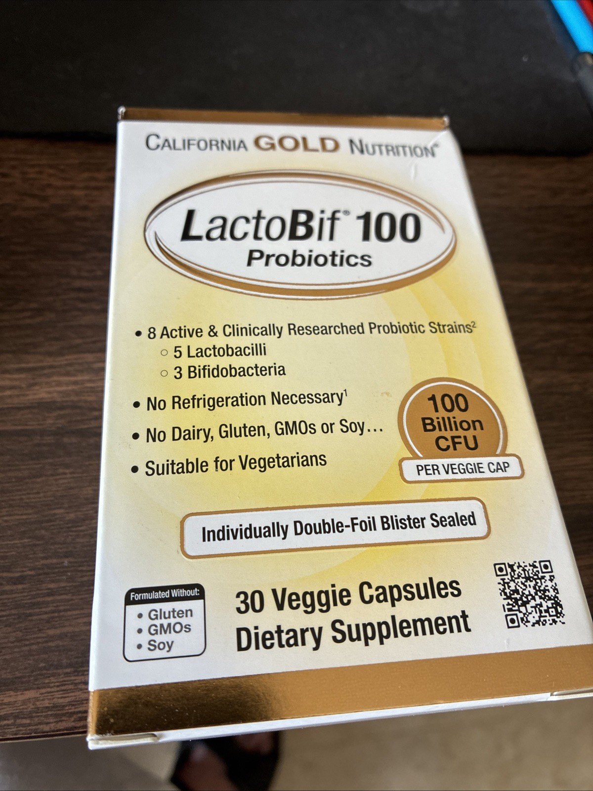 LactoBif Probiotics, 30 Billion CFU, 30 Veggie Capsules