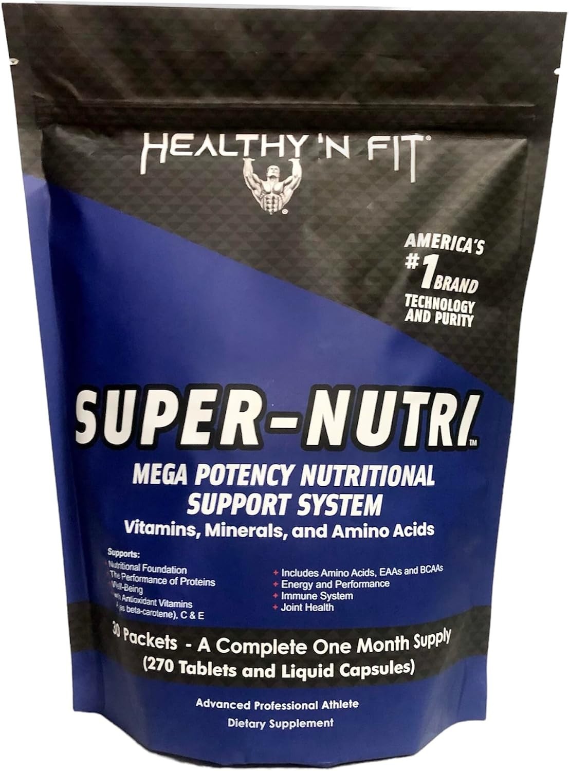 Daily Super-Nutri Pack – 30 High Potency Multi-Vitamins & Minerals for Wellness
