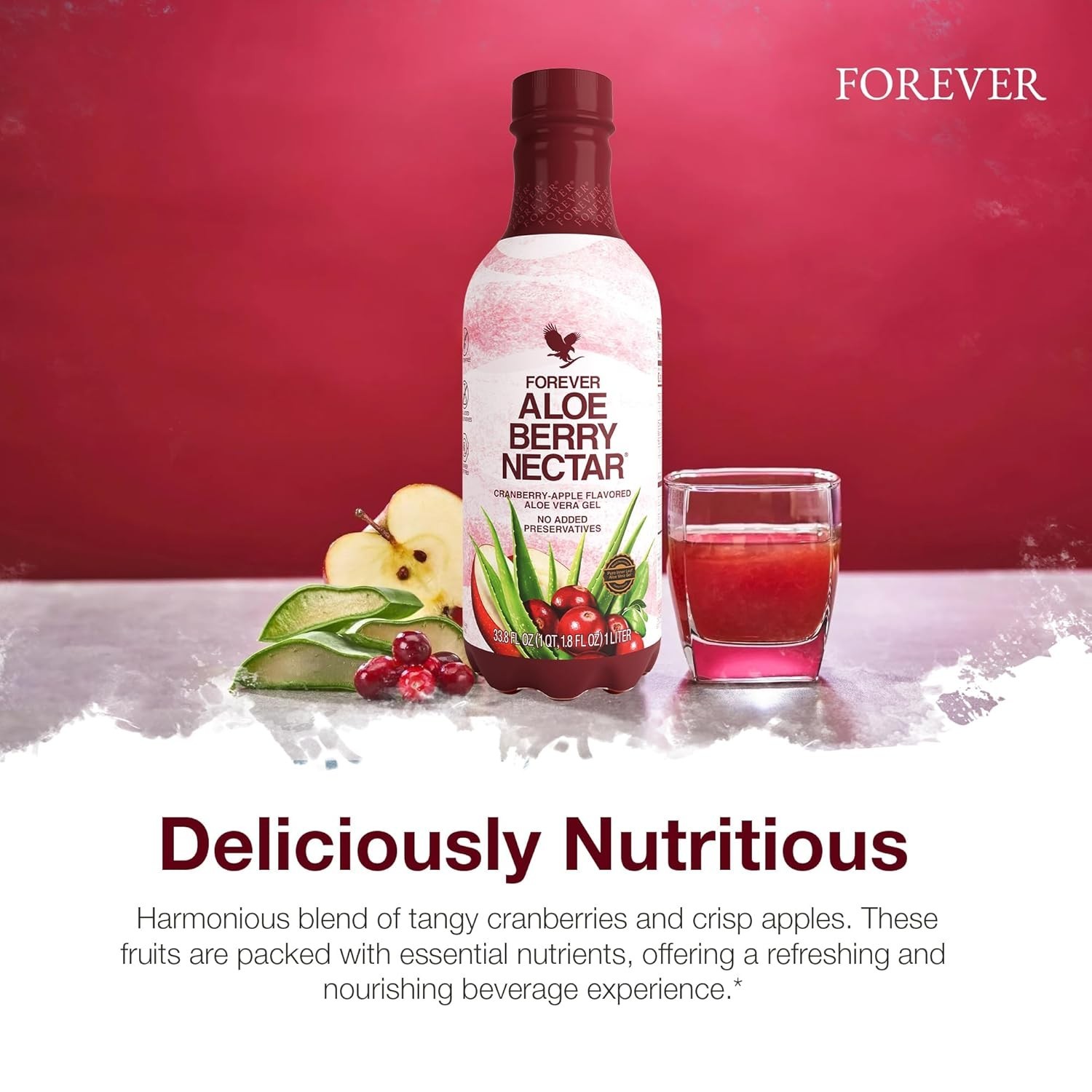 Pure Aloe Vera Gel with Cranberries and Apple 1 pack