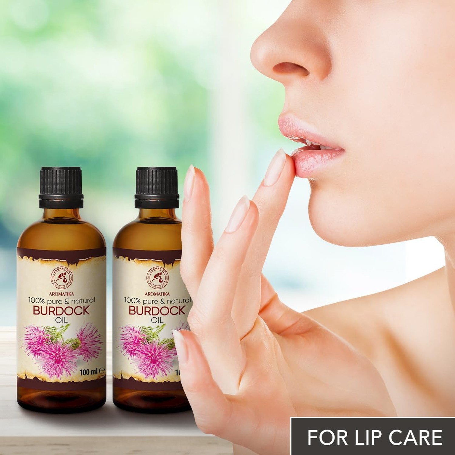 AROMATIKA Burdock Root Oil set 2 x 3.4 Fl Oz – 6.8 Fl Oz – 100% Pure & Natura…