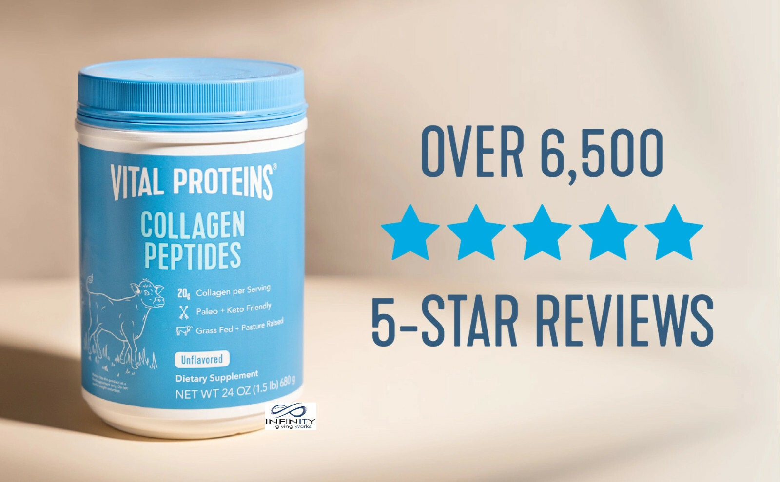 Vital Proteins Collagen Peptides Chocolate 32 oz, – Fresh! – Free Shipping!