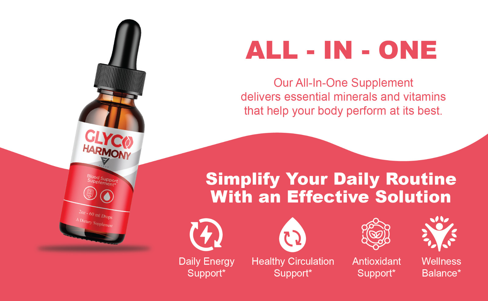 (5 Pack) Glyco Harmony Drops, GlycoHarmony Advanced Formula Supplement (10oz)