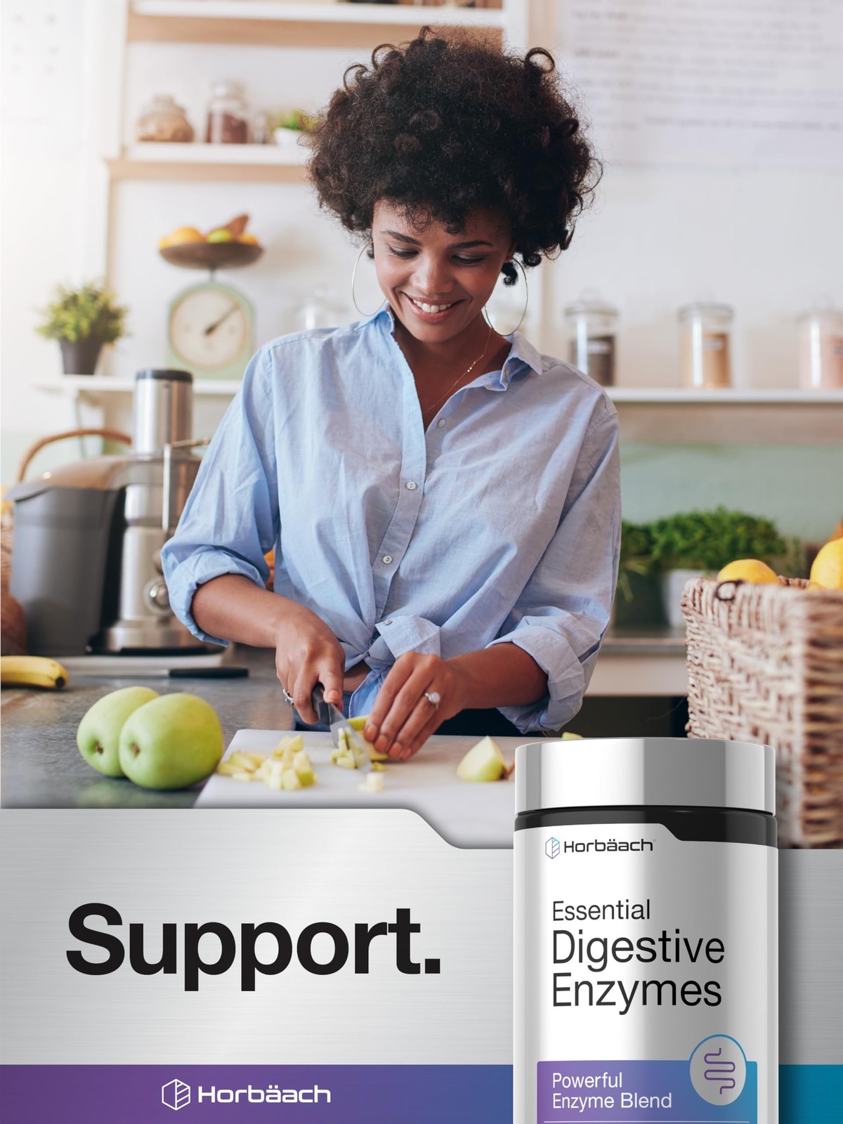 Horbäach Essential Digestive Enzymes | 250 Capsules | 250 Count (Pack of 1)