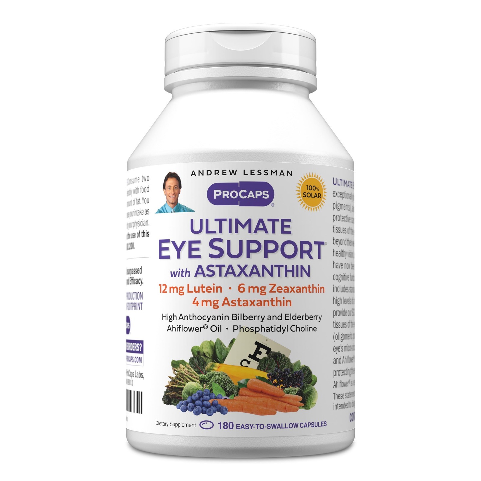 Ultimate Eye Support Softgels – Lutein, Zeaxanthin, Astaxanthin, Bilberry & EGCG