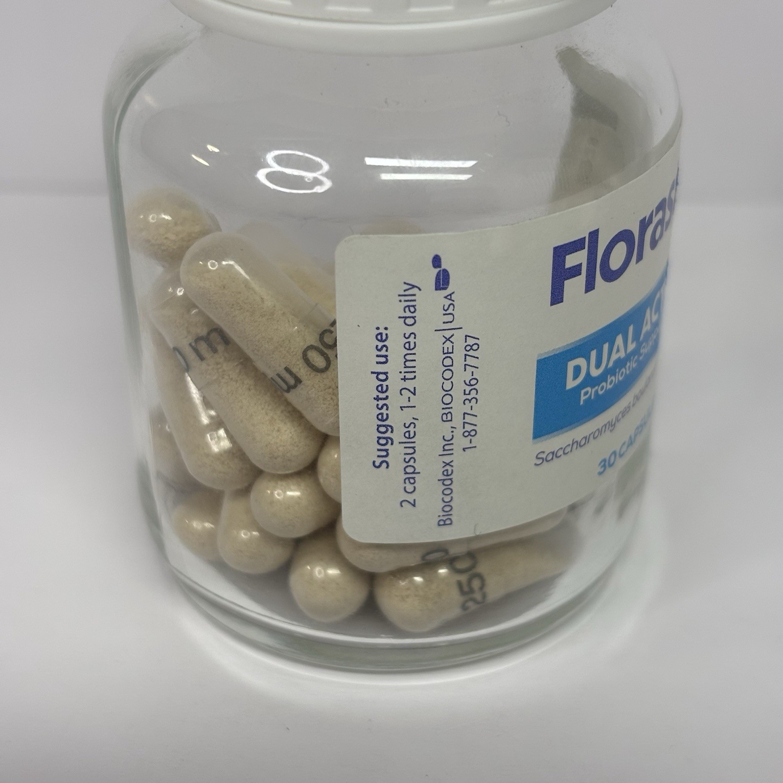 Florastor Dual Action Probiotic Supplement 30 Capsules Exp 01/2028 Sealed New