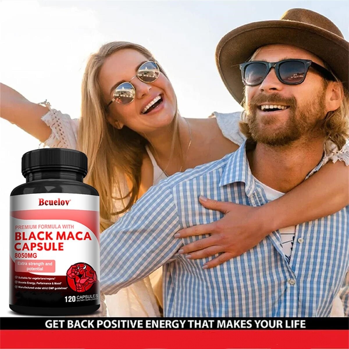 Black Maca Capsules – Contains L-arginine and ginseng to enhance sexual function