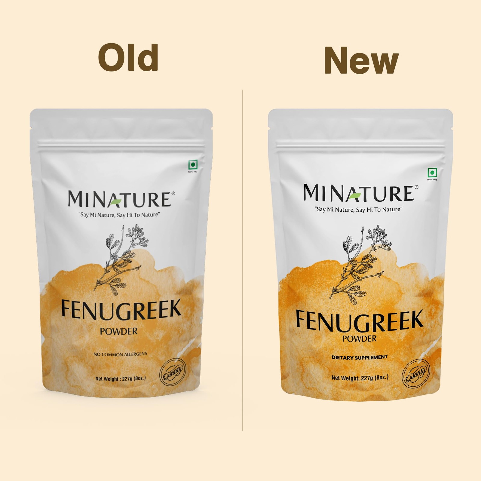 Mi Nature Fenugreek Powder – 100% Natural Trigonella 8 Ounce (Pack of 1)