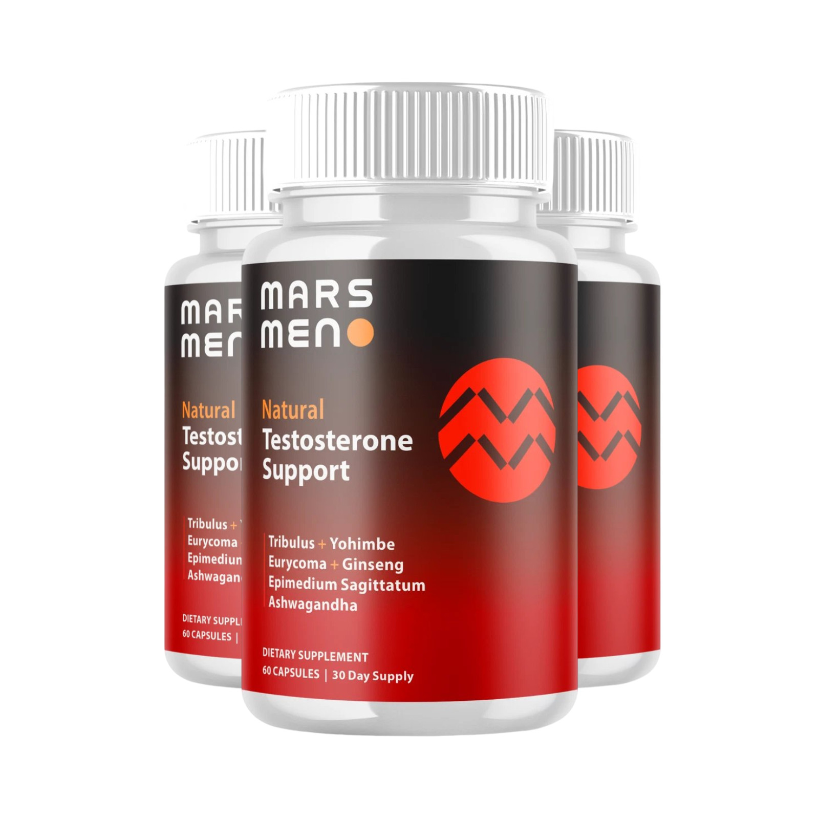 3-Pack Mars Men Capsules – MarsMen for Men Health Capsules – 180 Capsules