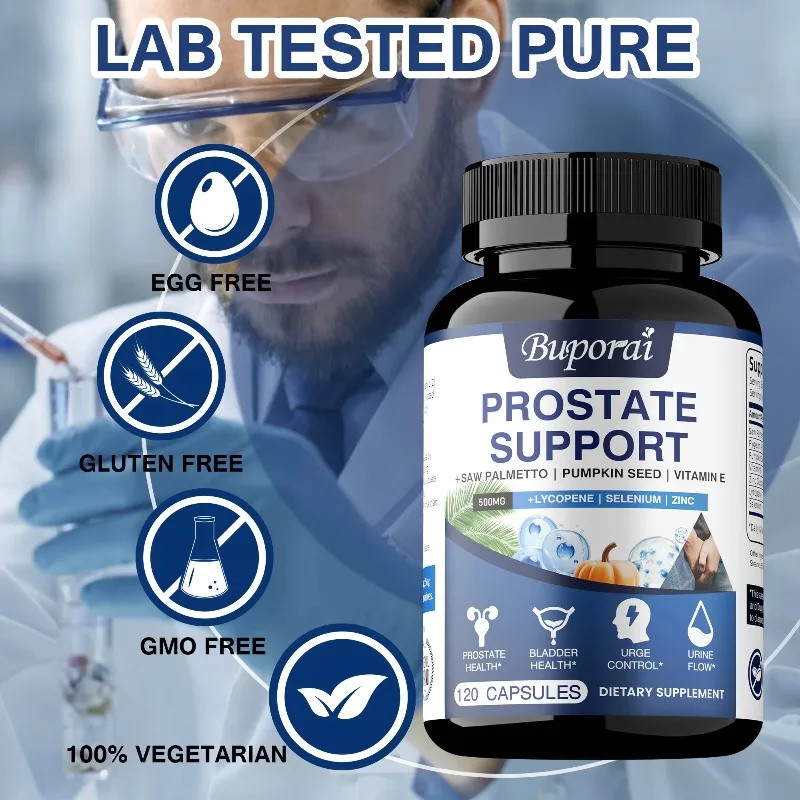 Prostate Support 120pcs – Relieve Frequent Urination, Bladder and Urinary Health