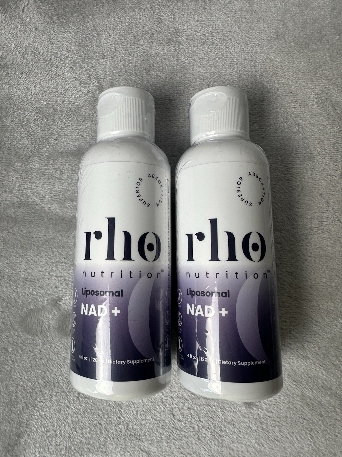 Rho Nutrition Liposomal NAD+ – Ultra High Absorption Liquid Supplement, L-33