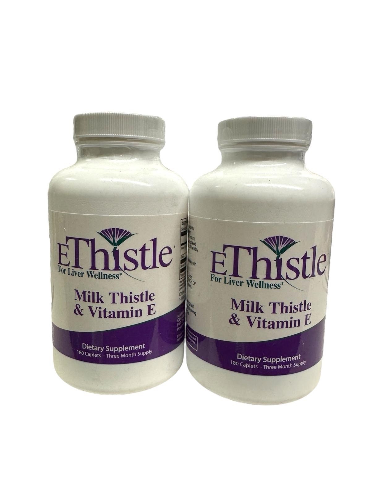 Liver Wellness Dietary Supplement, Milk Thistle & Vitamin E Liver Health( 2 Pack