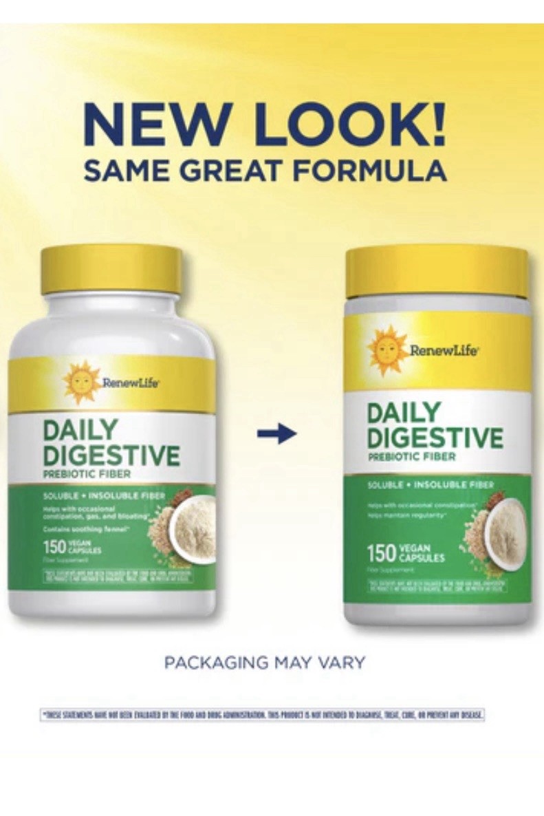 Renew Life Daily Digestive Pre + Probiotic – 150 Veg Capsules (New/Sealed)