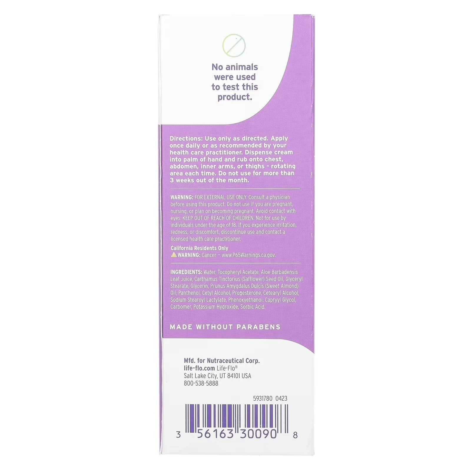Emerita Pro-Gest Balancing Cream Fragrance Free 4 oz EXP 05/2028