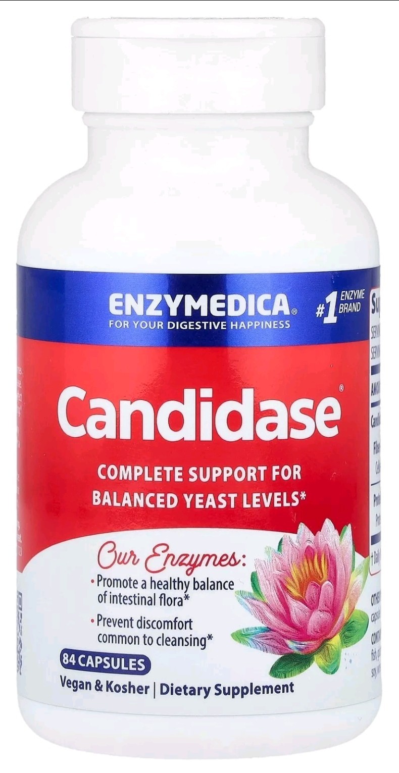Enzymedica Candidase 84 Capsules Exp Date 2/27
