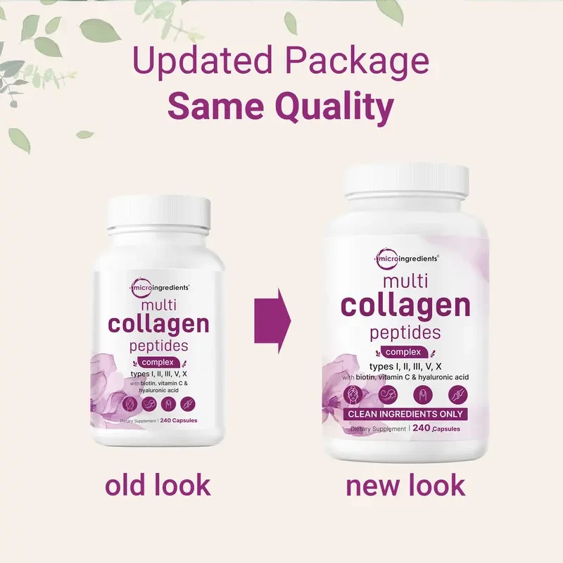 Micro Ingredients Multi Collagen Complex, 240Capsules