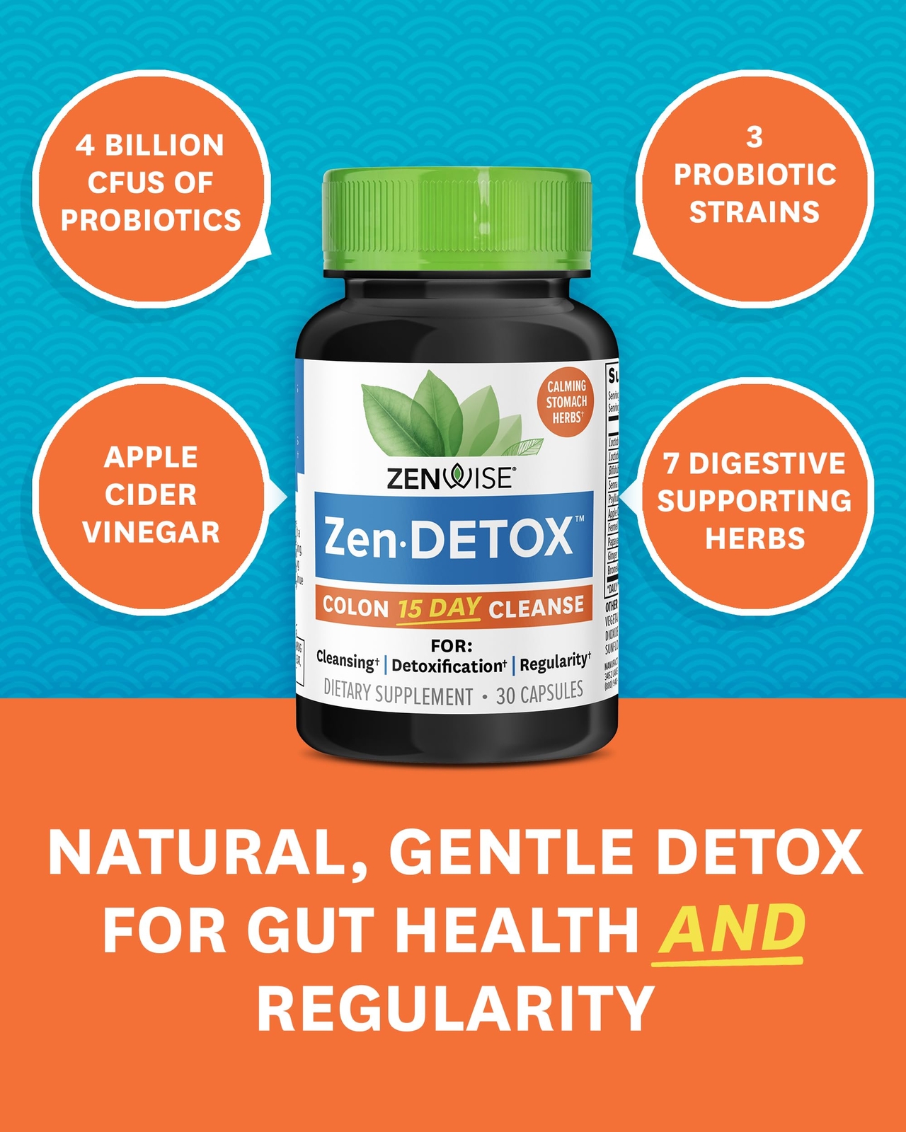 Zenwise Health 15 Day Colon Cleanse Detox Constipation Relief and 15 Day Clea…
