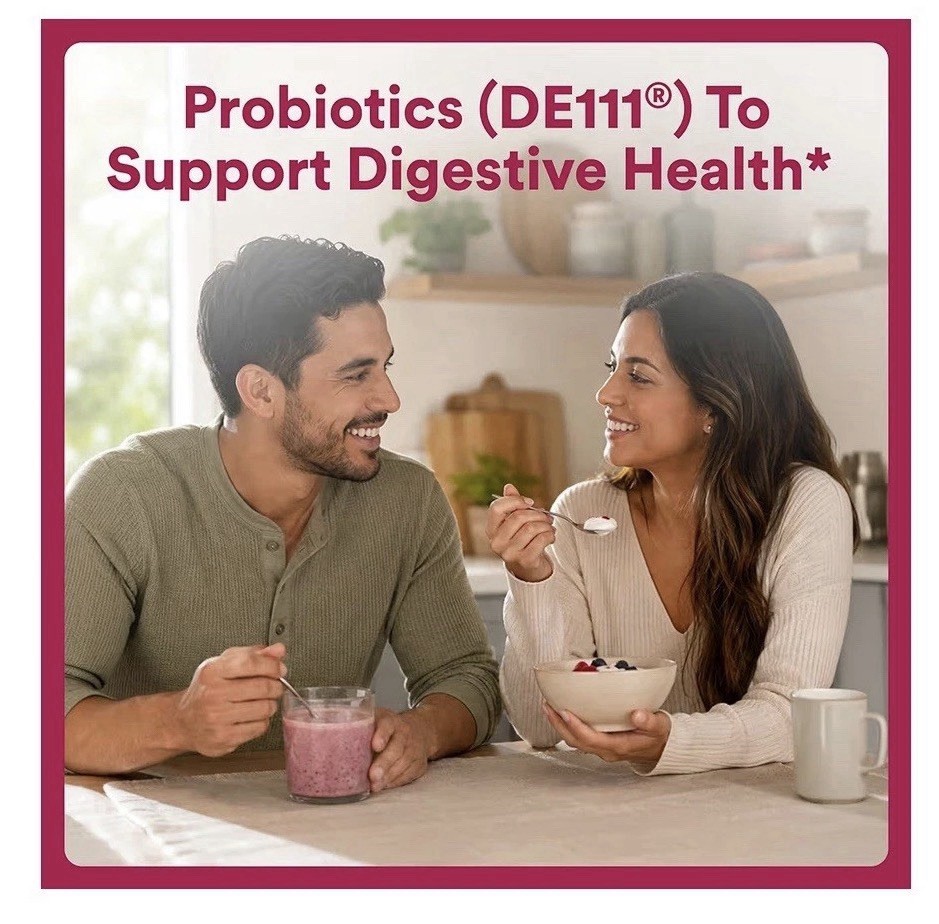 Delicious Grape Probiotic & Prebiotic Gummies – 6 Billion CFU Digestive Health!