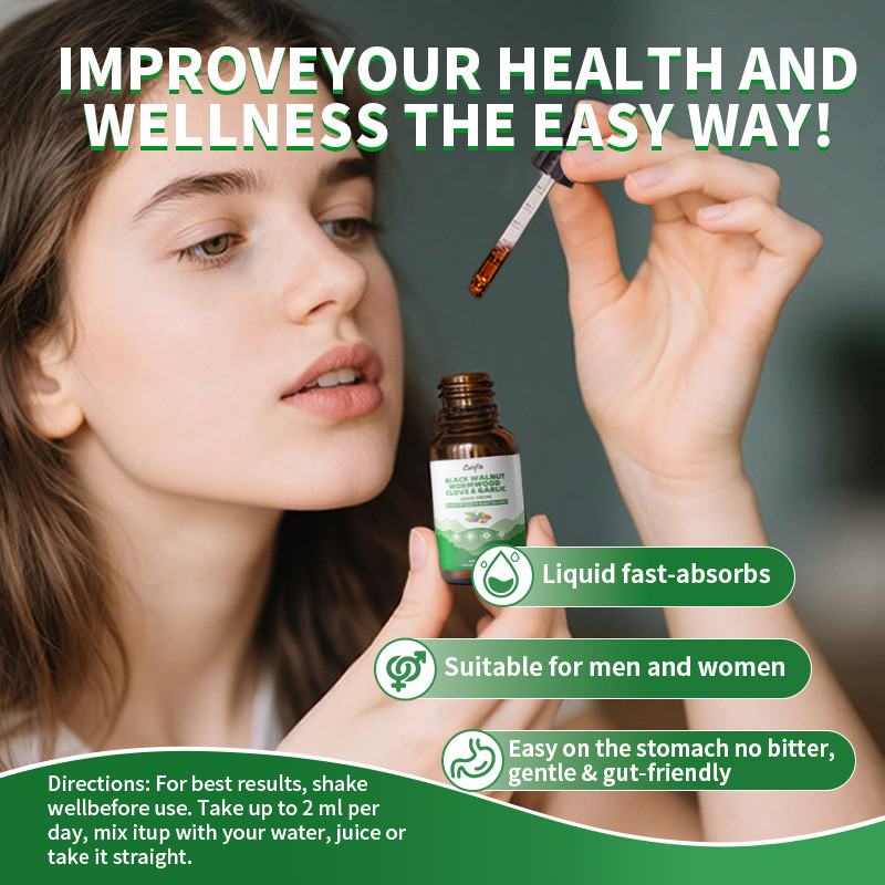 2oz Parasite Cleanse Tincture/Extract-Wormwood, Black Walnut Hull, Clove