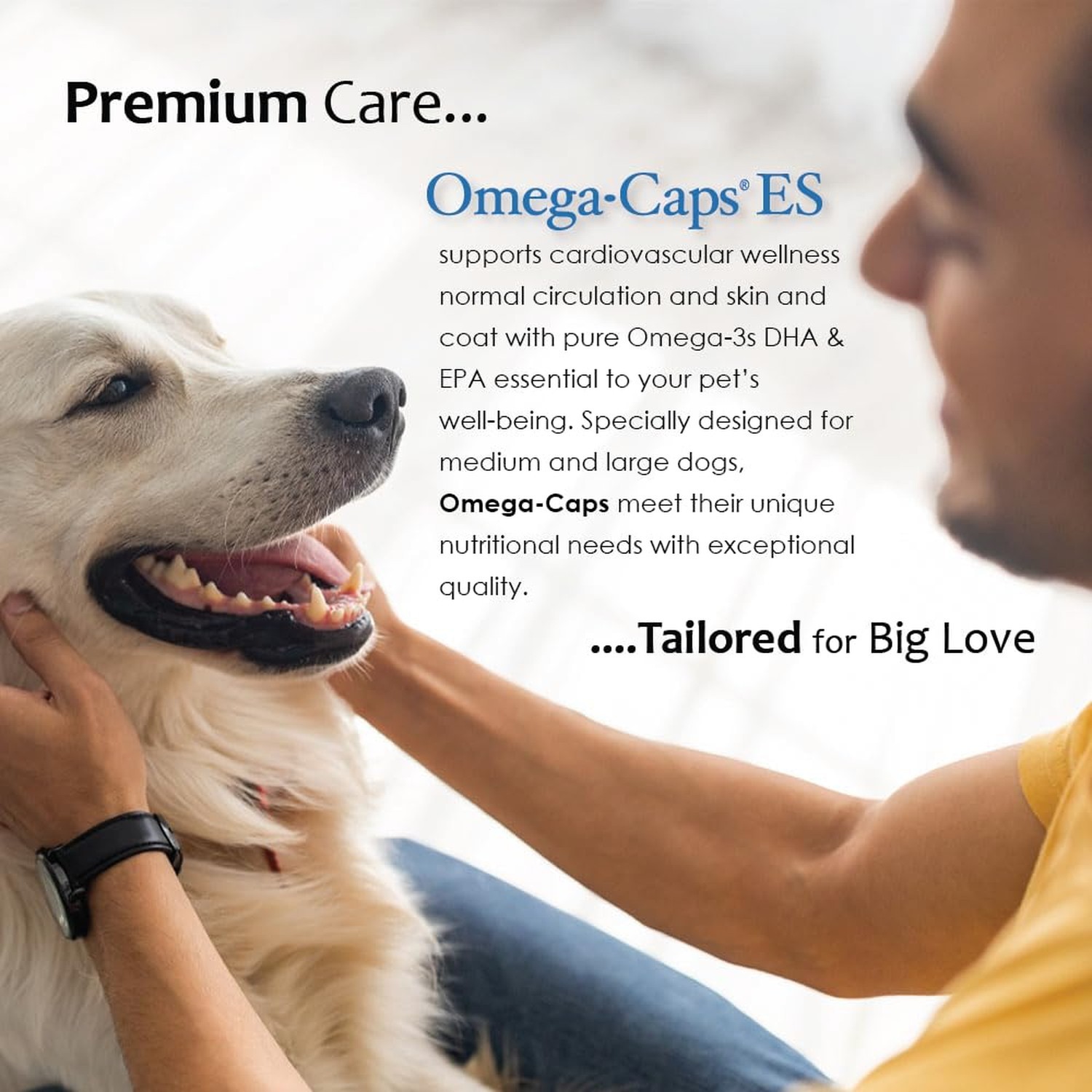 Omega-Caps ES for Large & Giant Dogs (250 Caps) 250 soft gels