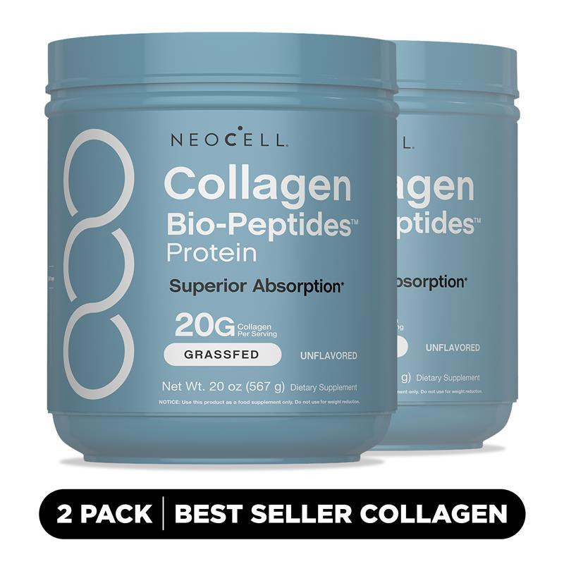 Unflavored Grass-Fed Collagen Peptides | NeoCell 20oz | 20g Collagen/Serving