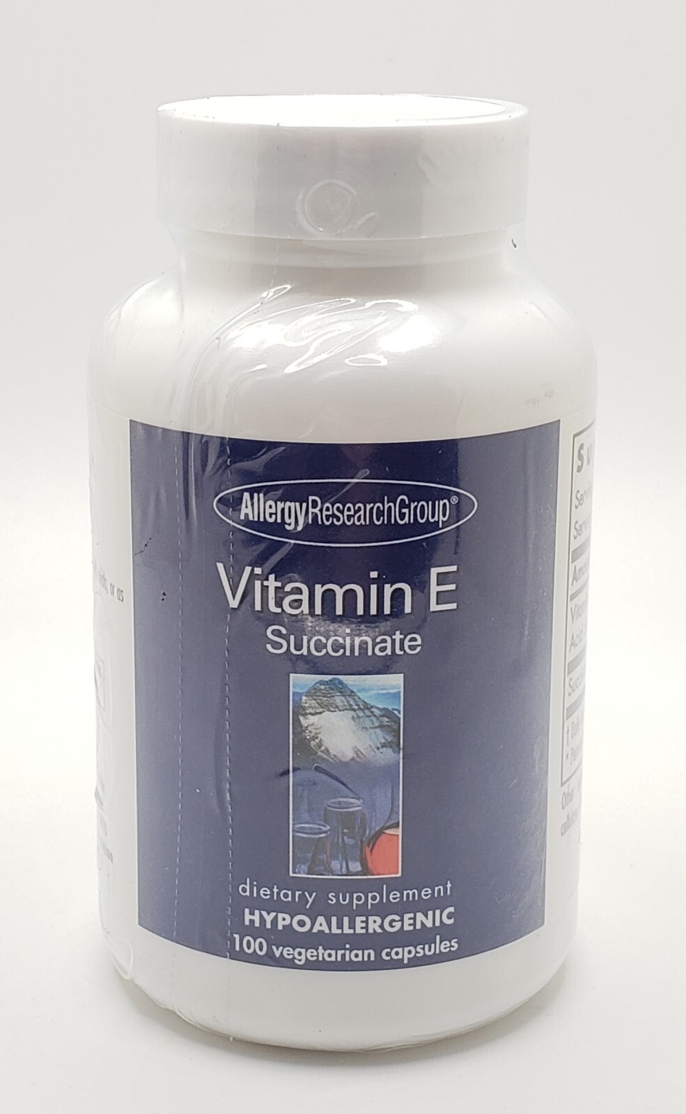 Allergy Research Group Vitamin E Succinate 100 Capsules