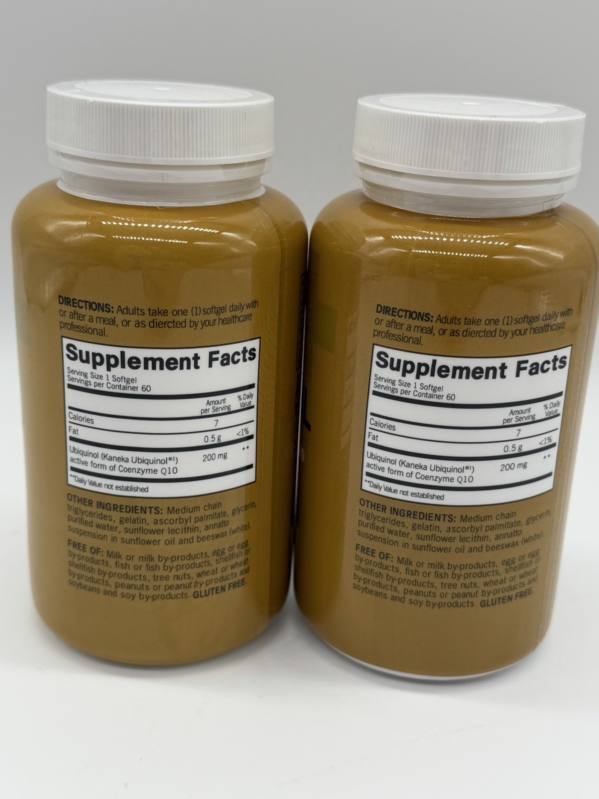 (2) Qunol Ubiquinol CoQ10 200mg Softgels 60 ct Exp 08/2026