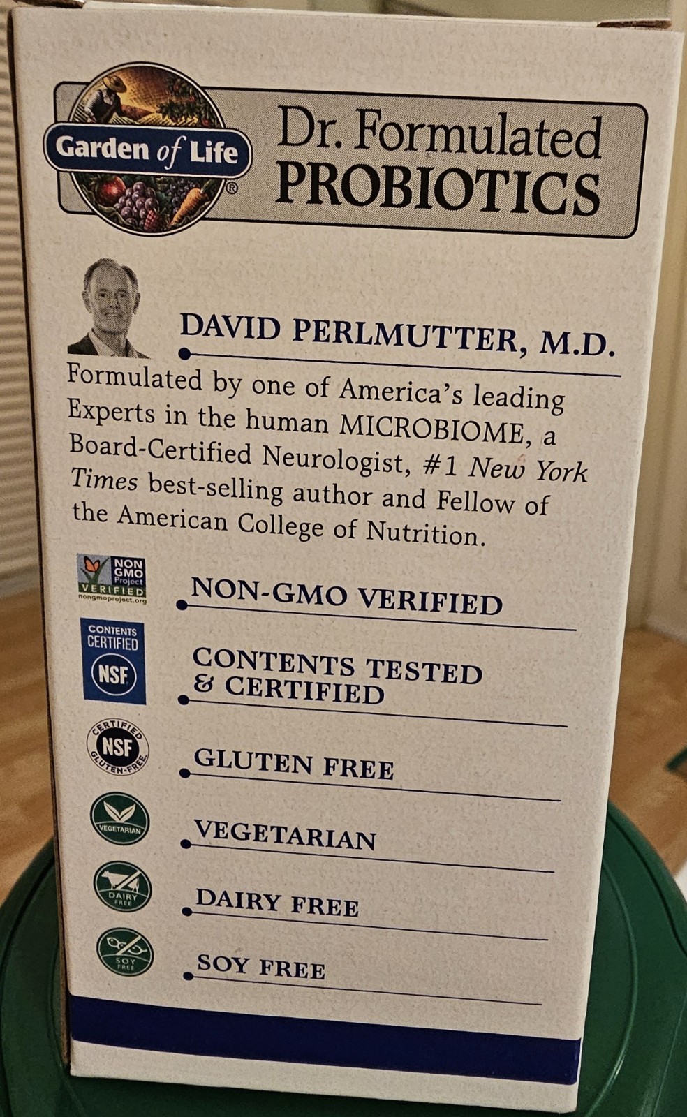 Garden of Life Dr. Formulated 40 Billion CFU Men’s Daily Care Probiotics – Pack
