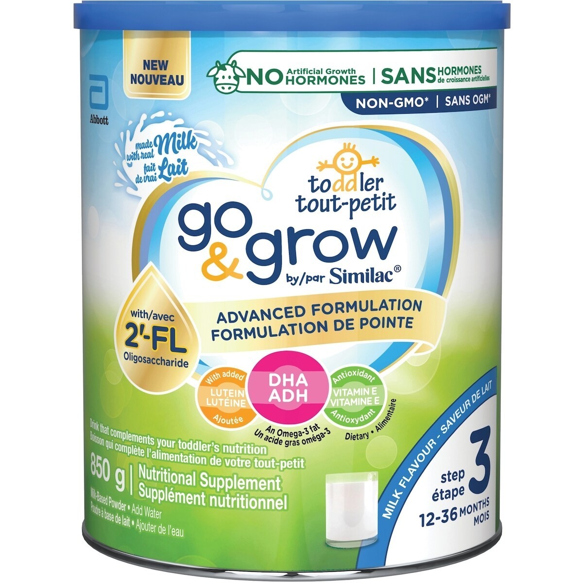 Go & Grow Step 3 Toddler Drink Immune Support Innovation 12-35 Months 850g NEW