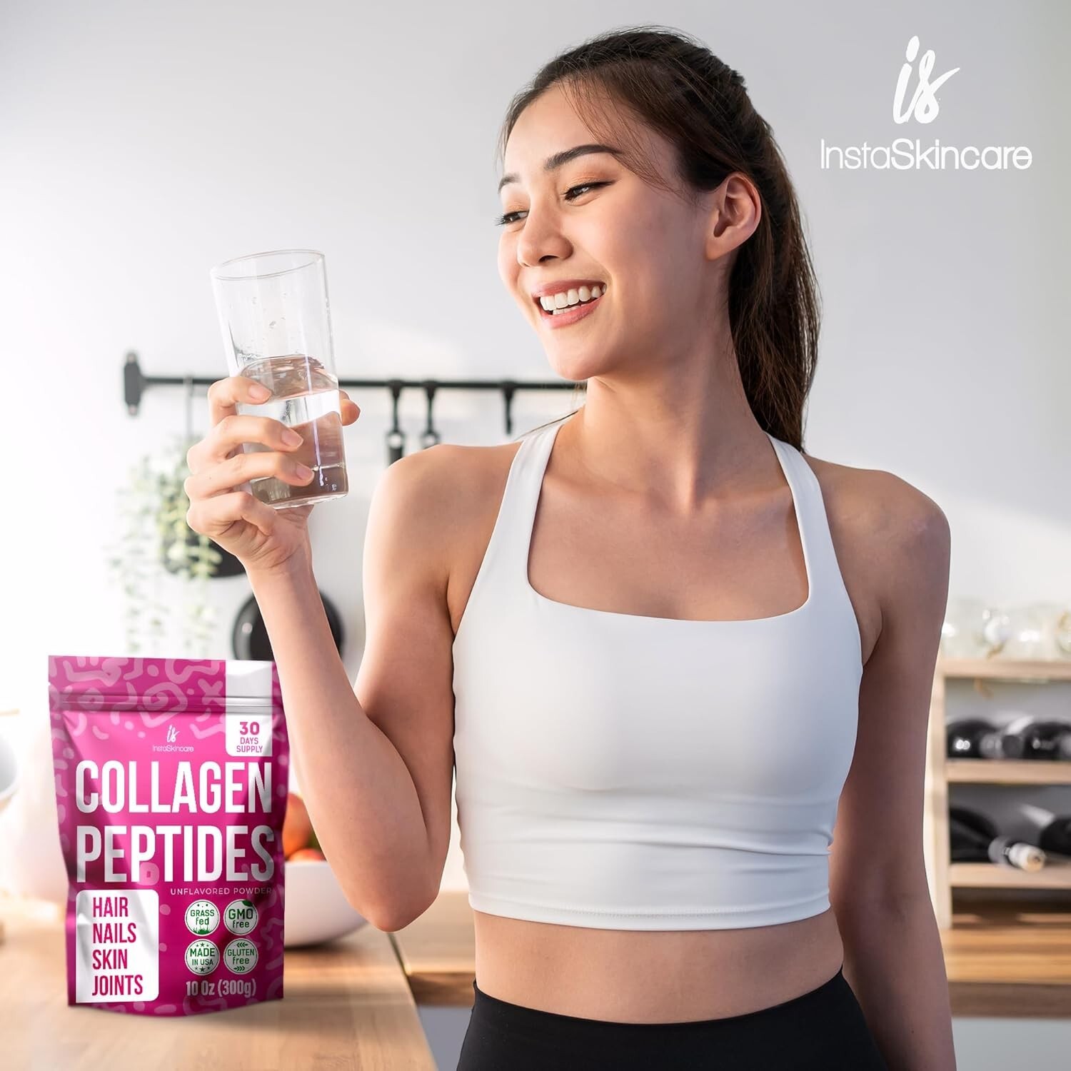 Collagen Peptides Powder for Women Hydrolyzed Collagen Protein Types I&III 10oz