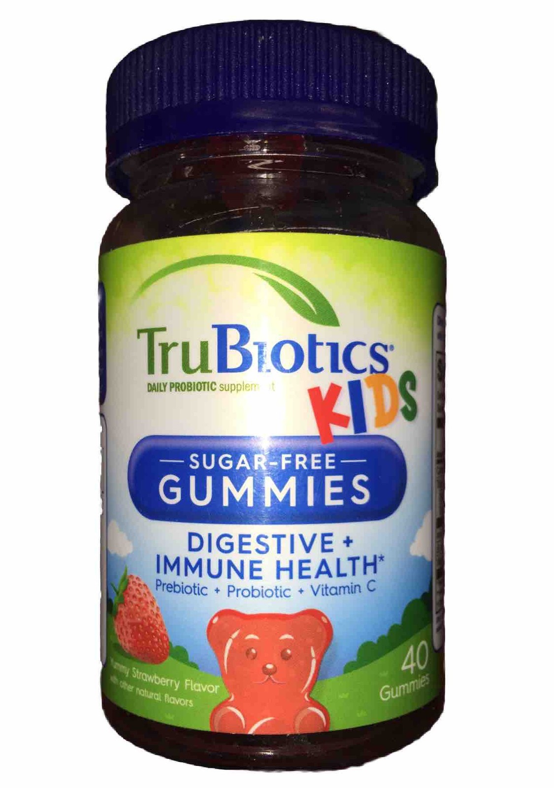 TRUBIOTICS KIDS SUGAR FREE Gummies Digestive 40 Gummies Dated 11/24 SEALED