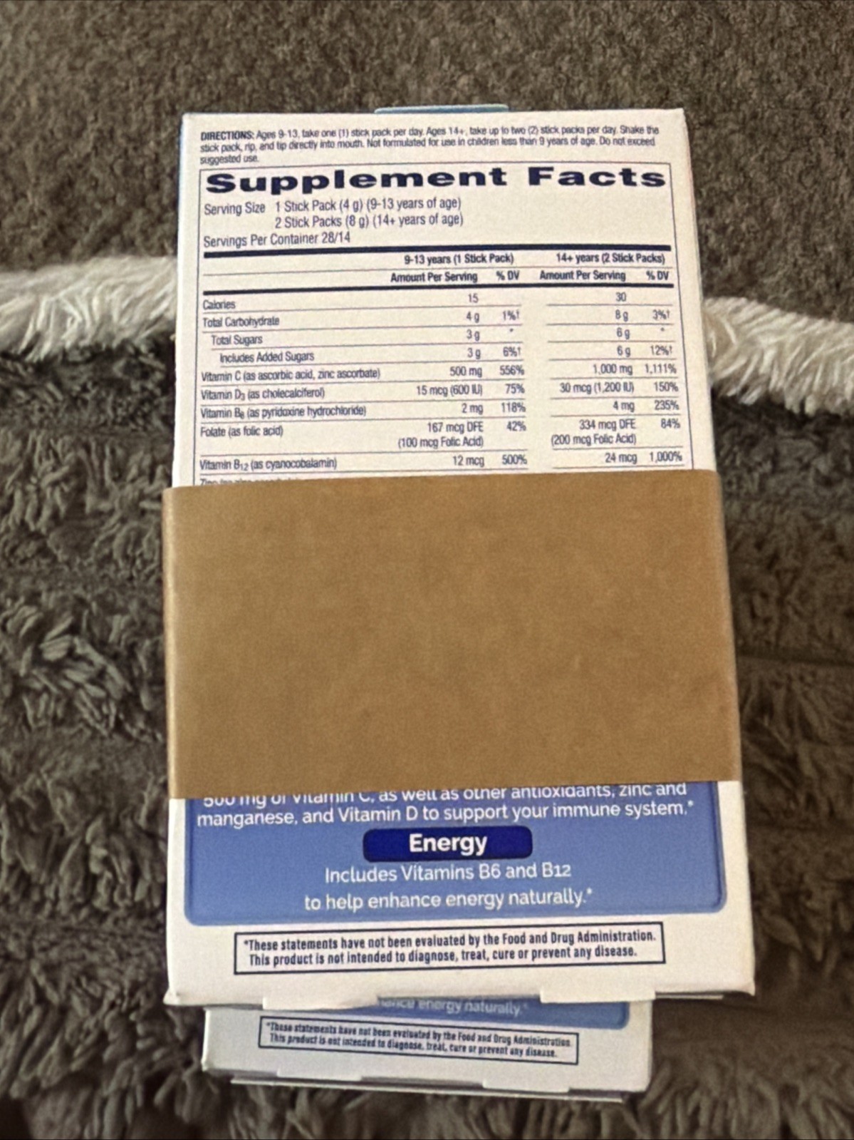3 Boxes Emergen-C Immune Support Crystals Vit C & D 28 Pk Berry Lemonade 12/27