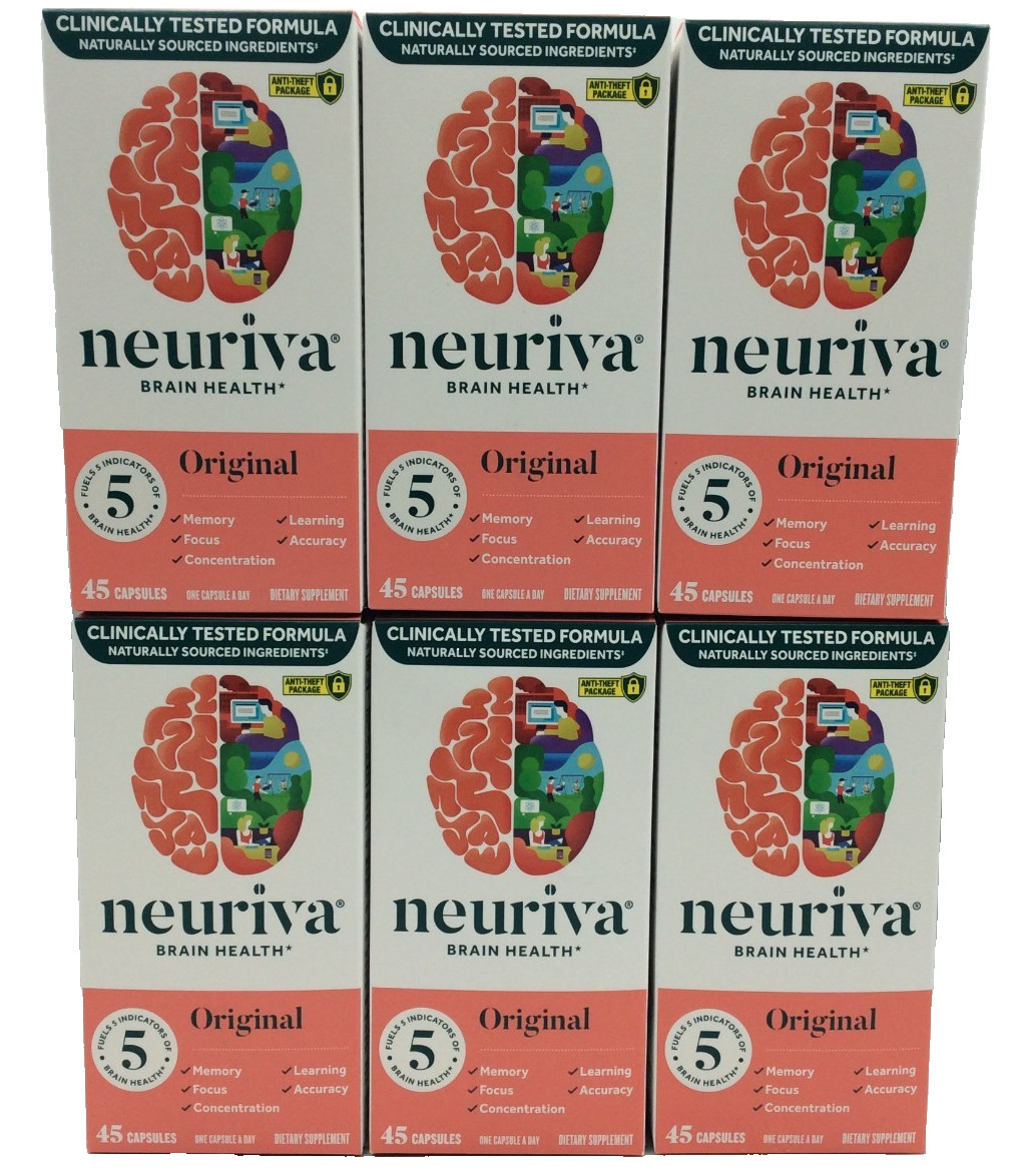 Neuriva Brain Health Original, Memory Focus Concentration, 270 Capsules, 10/2026