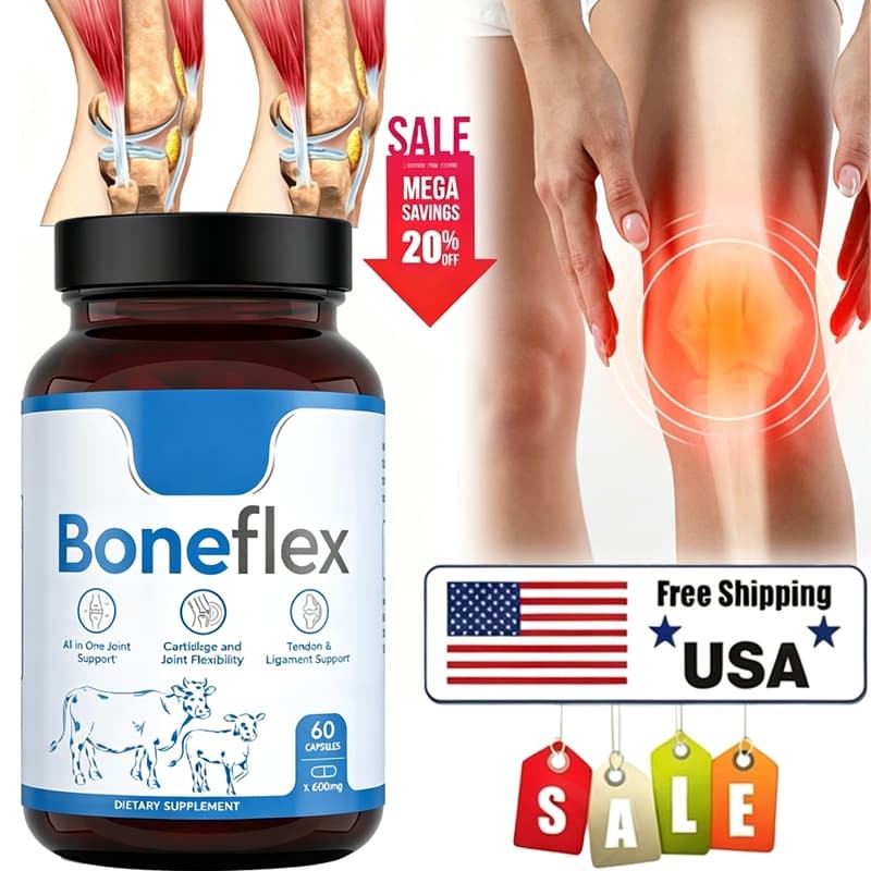 3x Boneflex Capsules Premium Joint Support Supplement for Knee &Cartilage Health