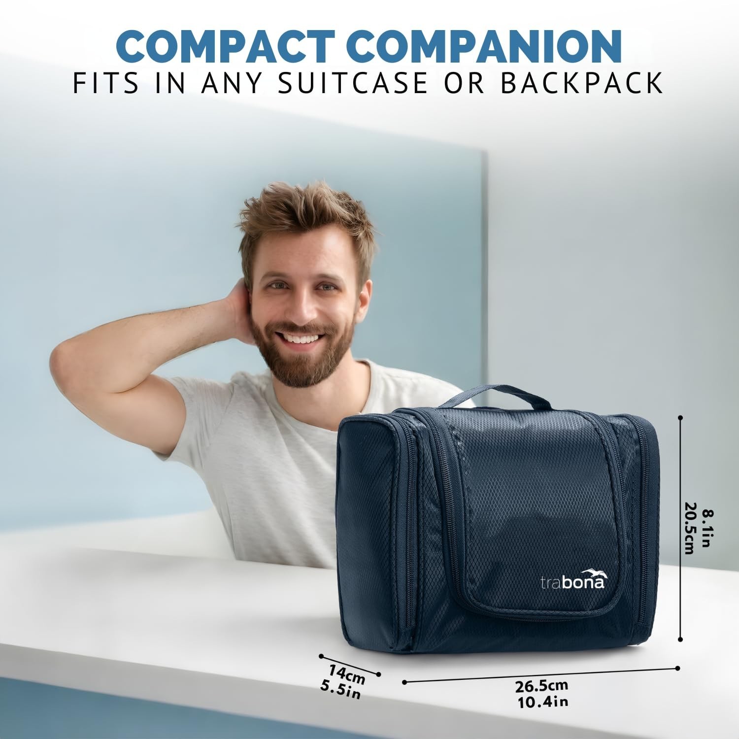 Travel Toiletry Bag for Women and Men – Hanging Toiletry Bag for Men & Women …