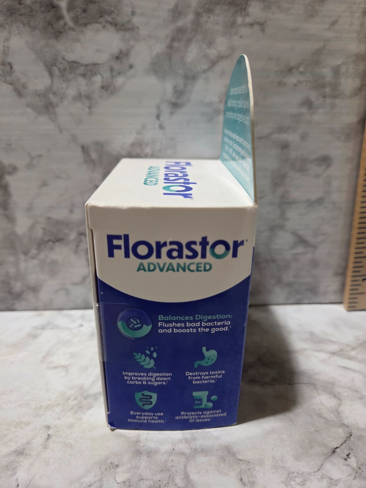 Floratstor Advanced Gut Boost Probiotic + Prebiotic Fiber 30 Capsules 11/2027
