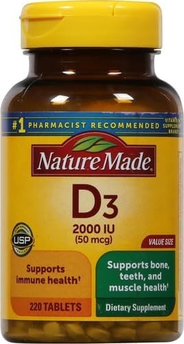 Nm Vitamin D 2000oiu Size 220ct Pv Vitamin D 2000oiu 220ct Exp: 02/2026