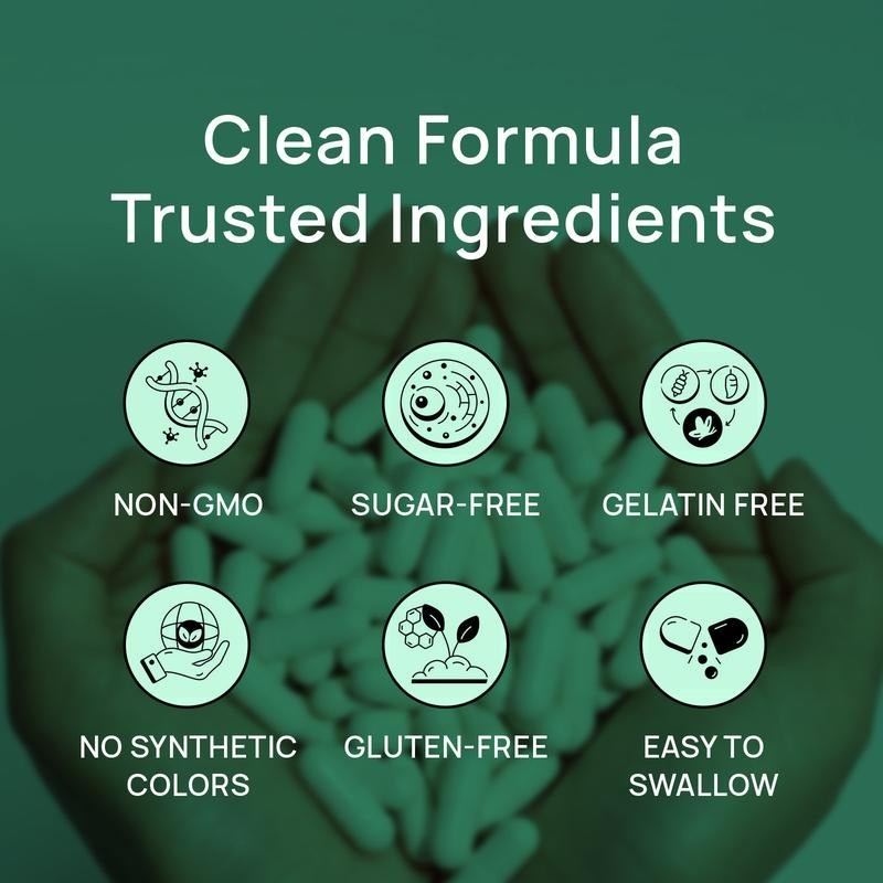 Made in USA Berberine Metabolism Supplement Natural Dual Blend 60 Caps