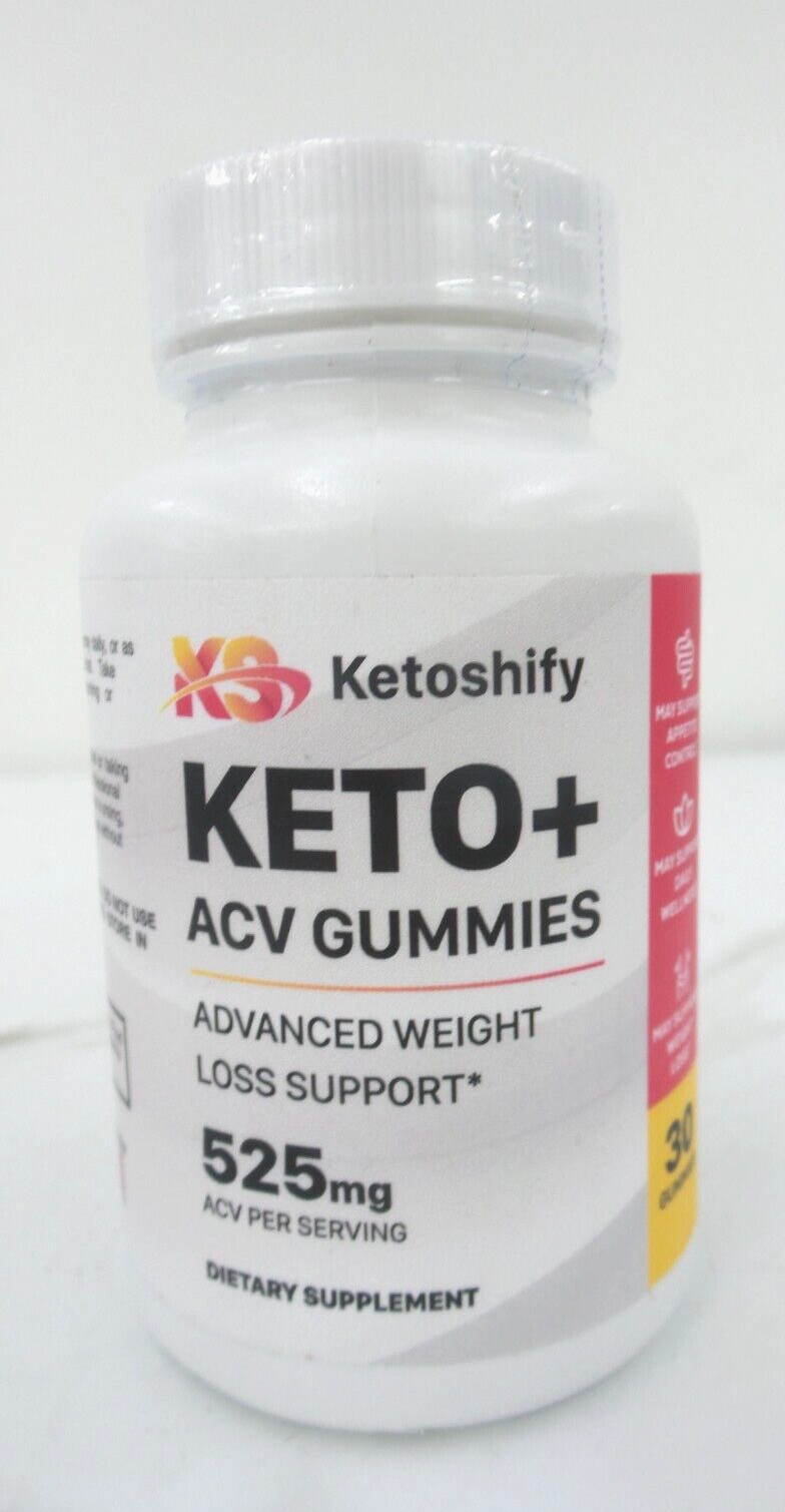 Ketoshify KETO+ACV GUMMIES 525mg 30 gummies Exp. 01/2026 (133173-1 B-8)