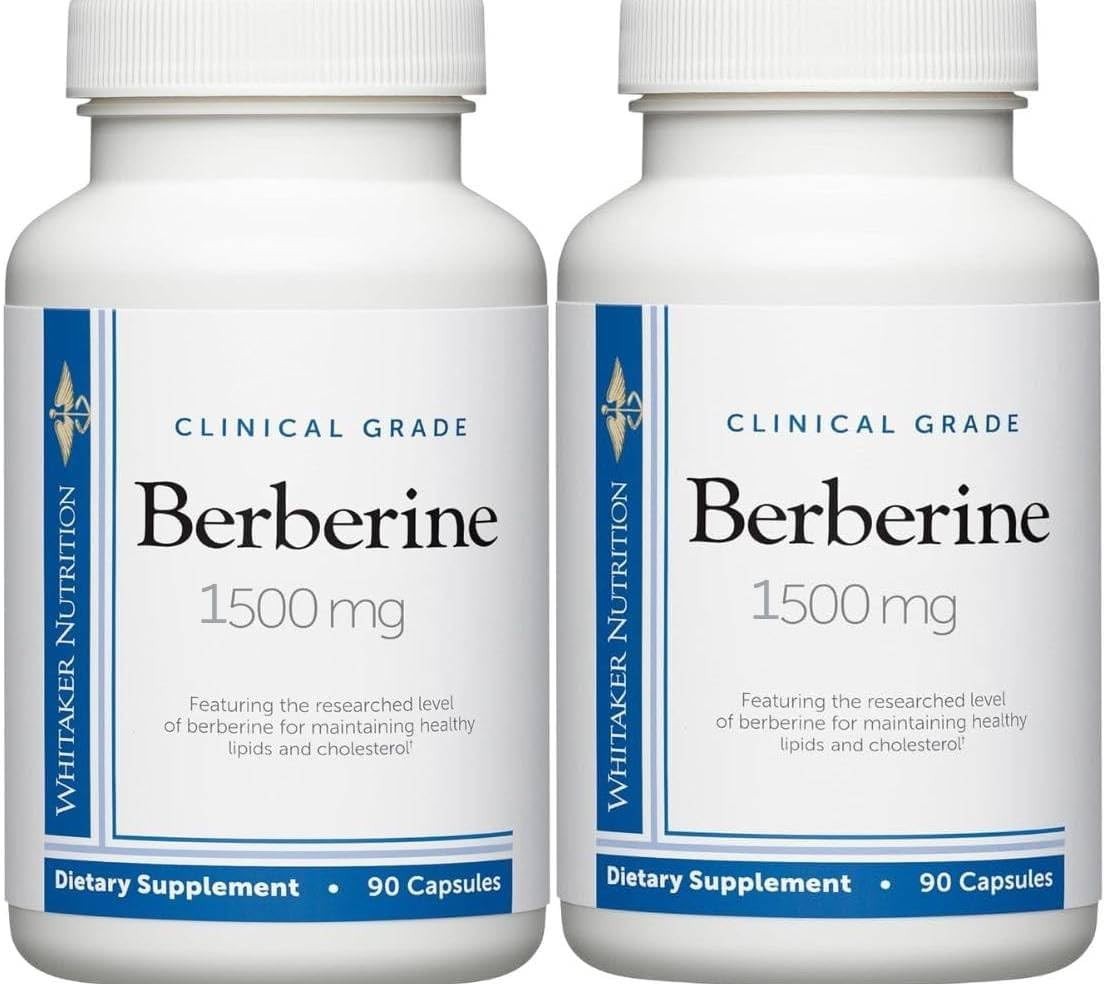High-Potency Berberine Supplement | 1,500mg Daily Dose | 180 Capsules for Health