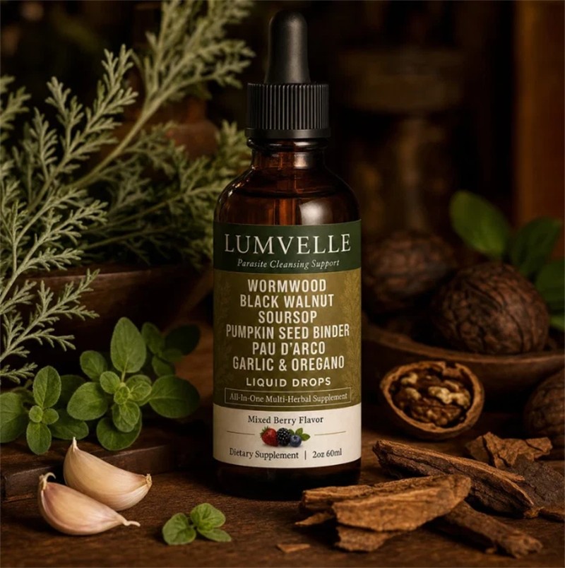 LUMVELLE Wild Harvested Wormwood Herbal Liquid Botanical Supplement Drops 60ml