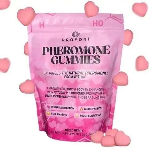 3PCS Pheromone Gummies 60 Count Natural Pheromone Support Supplement