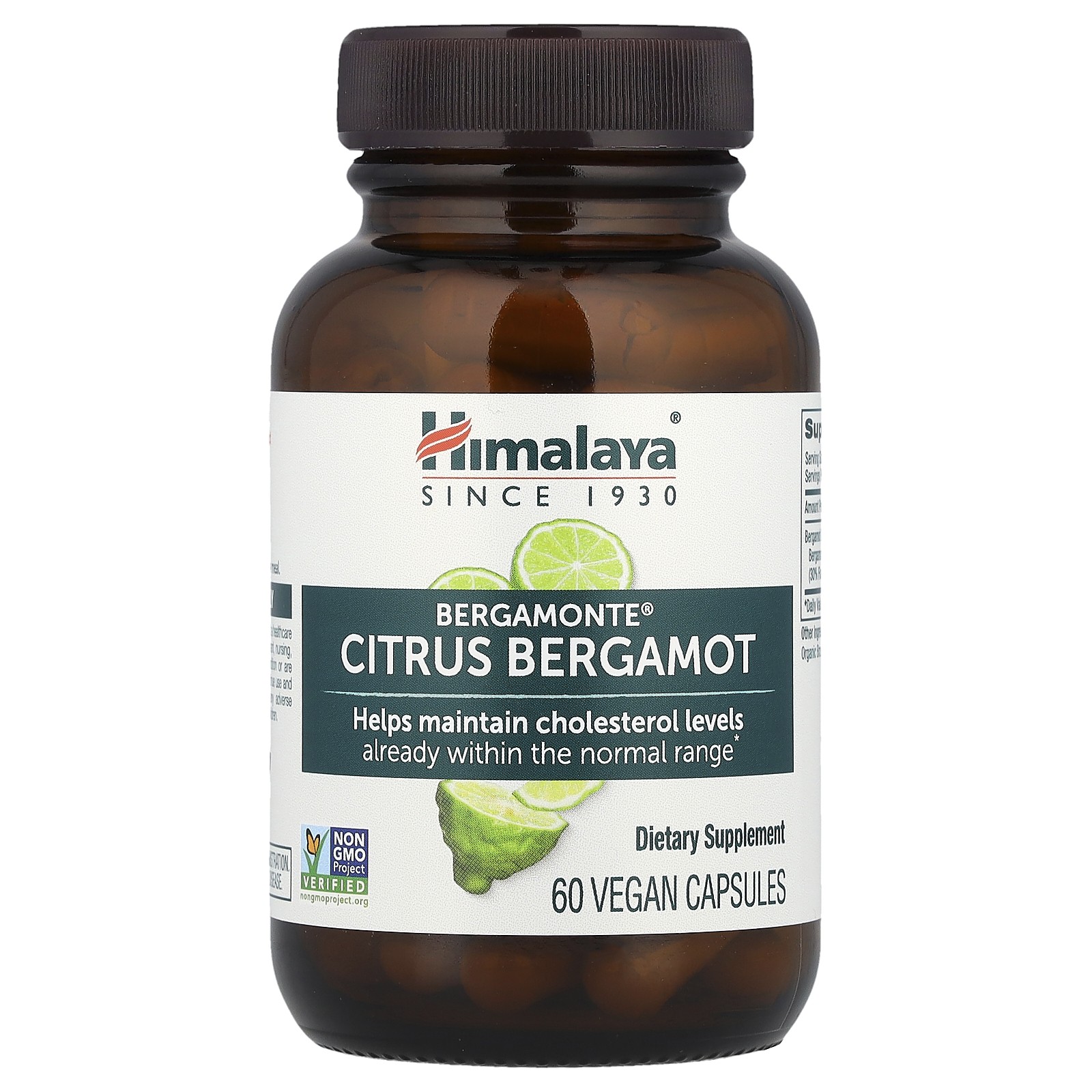 Bergamonte®, Citrus Bergamot, 60 Vegan Capsules (500 mg per Capsule)