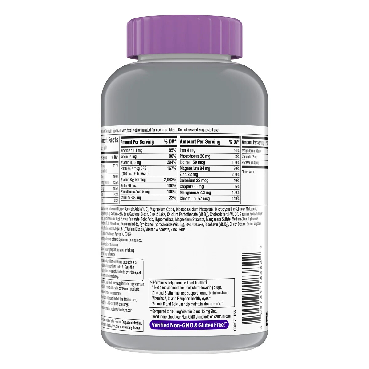 Centrum Silver Womens 50+ 275 Tablets Multivitamin Supplement EXP 12/2025