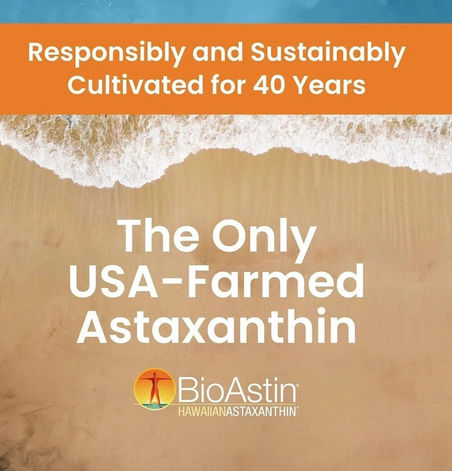 2 X BioAstin Hawaiian Astaxanthin 12 mg Supplement 120 Soft Gels – Exp 12/2027