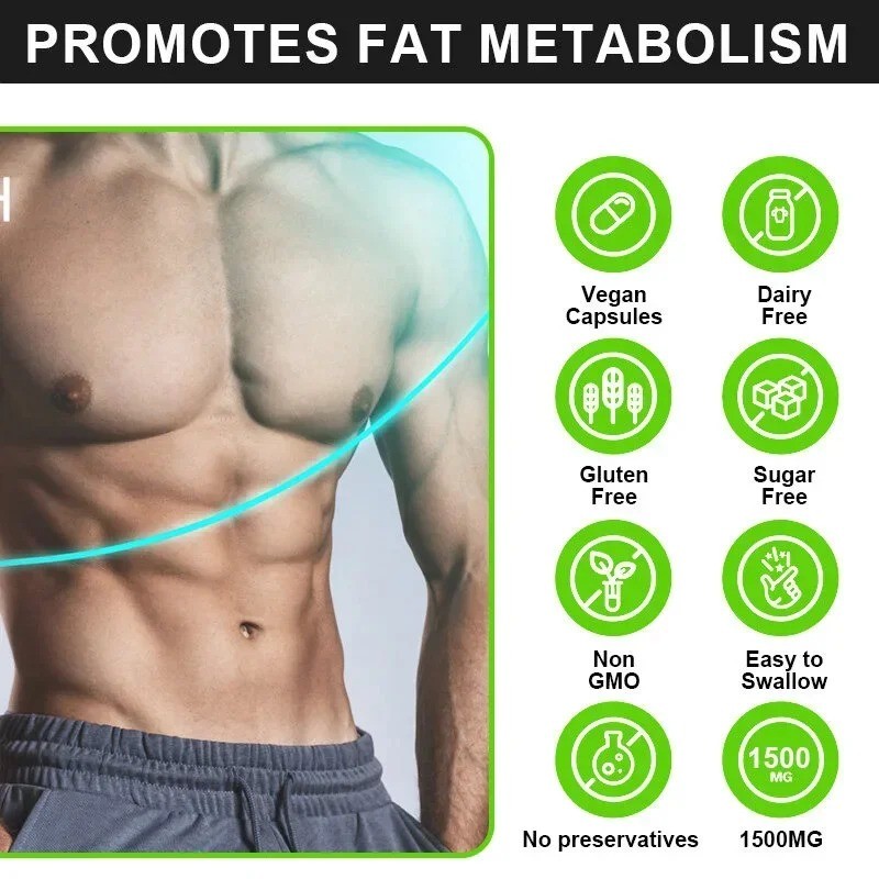 L-Carnitine 120pcs, Supports Memory Focus, Increase Body Performance Metabolic