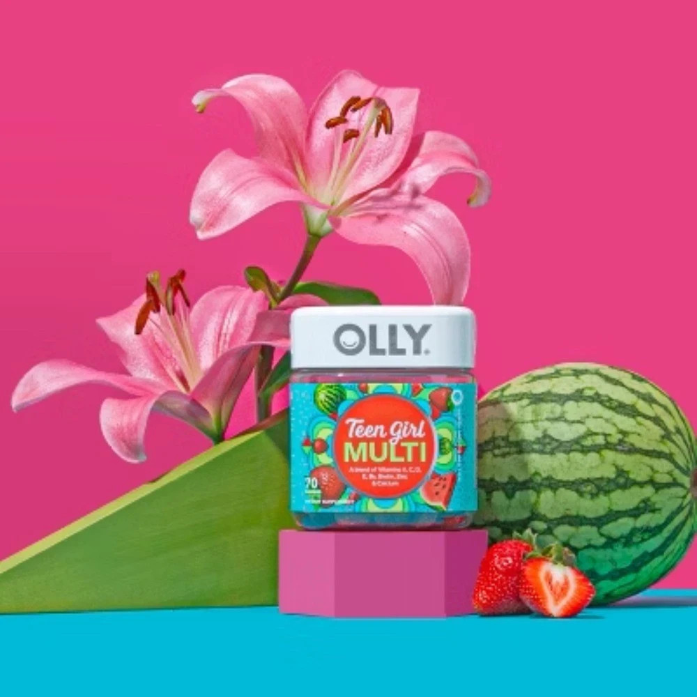 OLLY Teen Girl Multivitamin Gummies EXP 07/2026