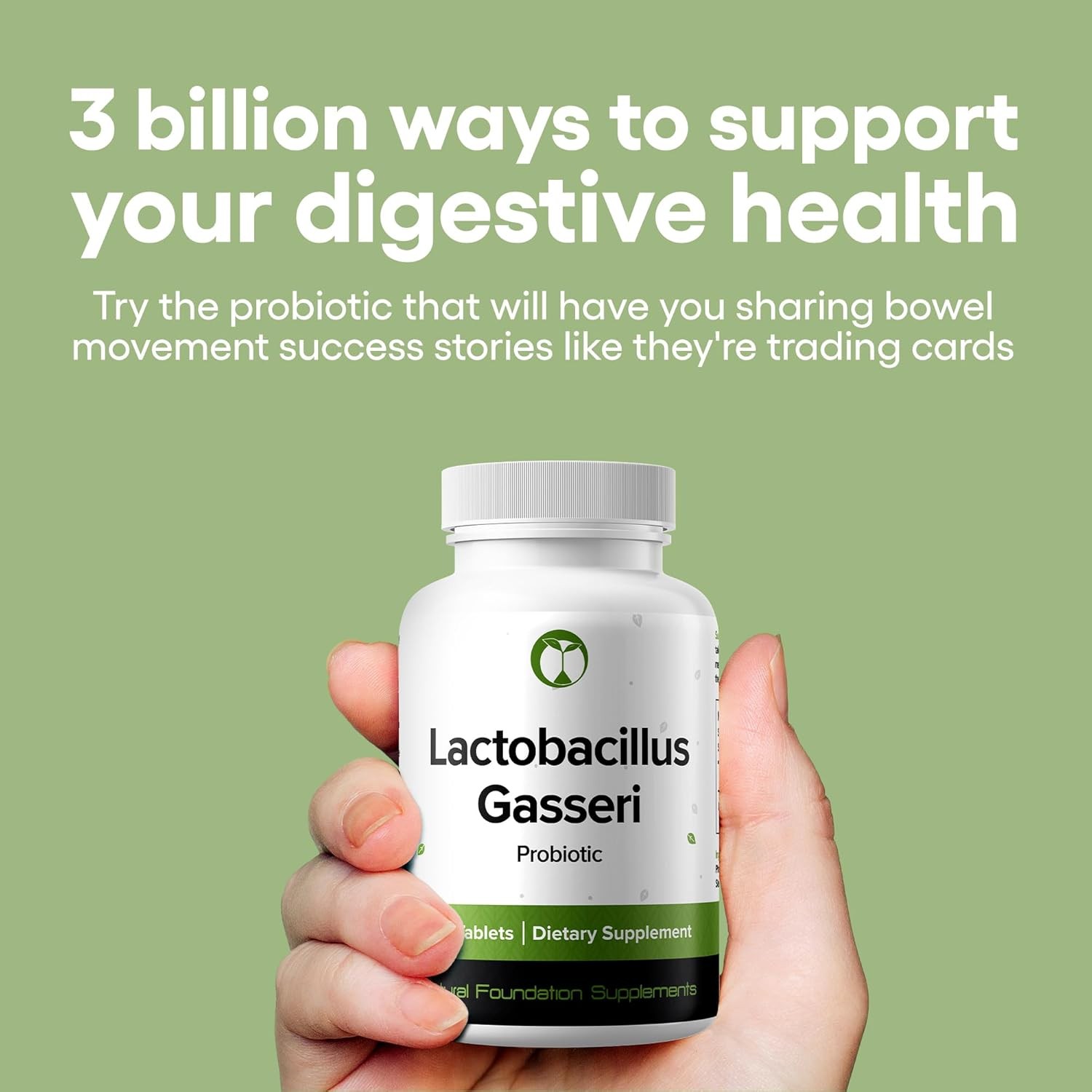 Natural Foundation Supplements Lactobacillus Gasseri Probiotic Supplement 240