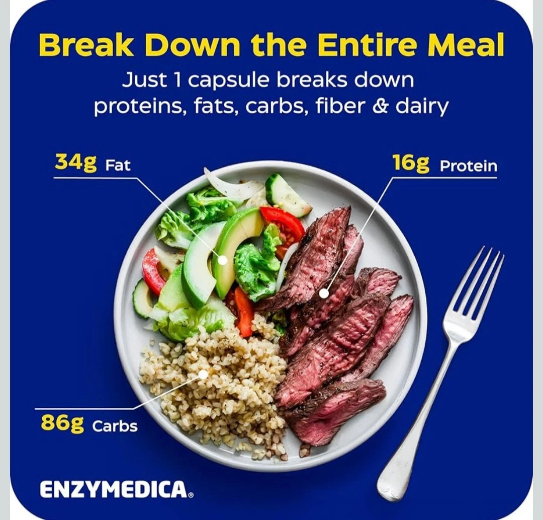 Digest Gold ATPro: Max Strength Enzymes for Large Meals & Bloating Relief, 90 Ct