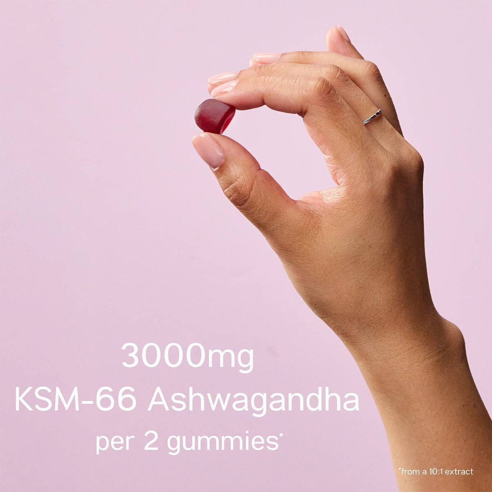 TRIP Ashwagandha Stress Relief Gummy Vitamins – Cherry Flavor – 60ct